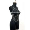 Büyük Beden Zincirli Göğüs Harness - Brf534_s2