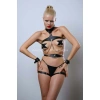 Deri Harness Takım, Deri Fantezi İç Giyim, Deri Clubwear, Dancewear - Brf1099