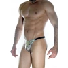 Erkek  Arkası Büzgülü Gümüş Brazillian Slip