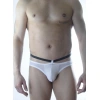 Erkek Beyaz Tül Fantezi Slip İç Çamaşırı