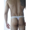 Erkek Beyaz Tül Fantezi Tanga İç Çamaşırı