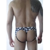 Erkek Desenli Jockstrap Fantezi İç Giyim
