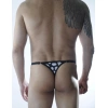 Erkek Desenli Metalli Tanga İç Çamaşırı