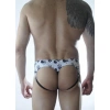 Erkek El Desenli Jockstrap Fantezi İç Giyim