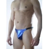 Erkek Mavi Lame Brazillian Slip İç Çamaşırı