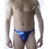 Erkek Mavi Lame Brazillian Slip İç Çamaşırı