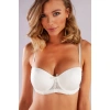 Gala Push-up Strapless Bra, Ekru Konforlu Ve Şık Sütyen, Strapless