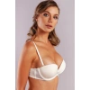 Genius Balconette Heavy Push Up Bra, Ekru Konforlu Ve Şık Sütyen