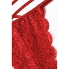 Kadın Kırmızı Dantel Sütyen Külot Takımı