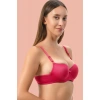 Kırmızı Dolgusuz Mikro Tek Sütyen