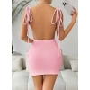 Pembe Fantezi Clup Elbisesi 6675