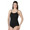 Siyah Mı Emay 1415 Modal Cotton Çıtçıtlı İnce Askılı Body