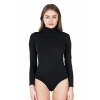 Uzun Kol Boğazlı Çıtçıtlı Kadın Body 322