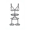Vücudu Saran Seksi Jartiyer Harness - Brf36