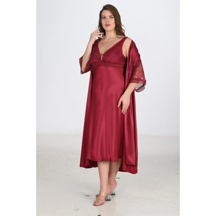 2li Bordo Sabahlık Takımı Bigsize 6229