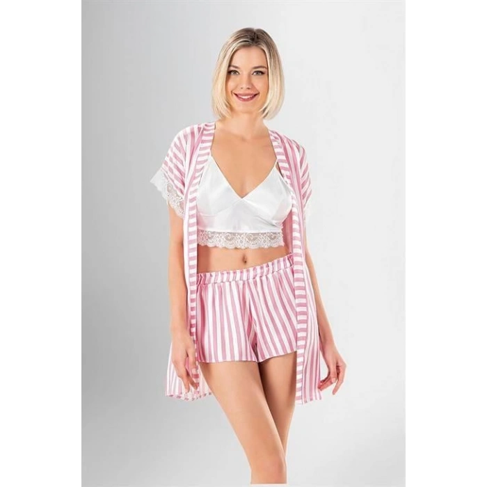 3lü Şort Takımı Desenli