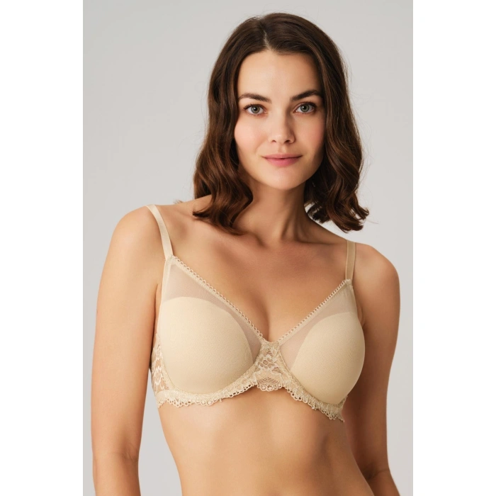 Balenli Desteksiz Dolgusuz Toparlayıcı Dantelli Küçültücü Sütyen