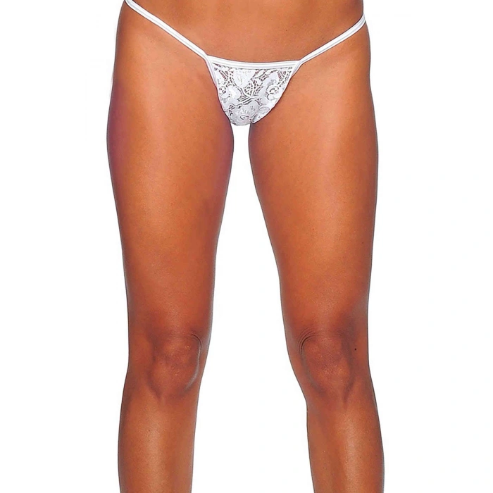Beyaz Dantelli Tanga Brf1165
