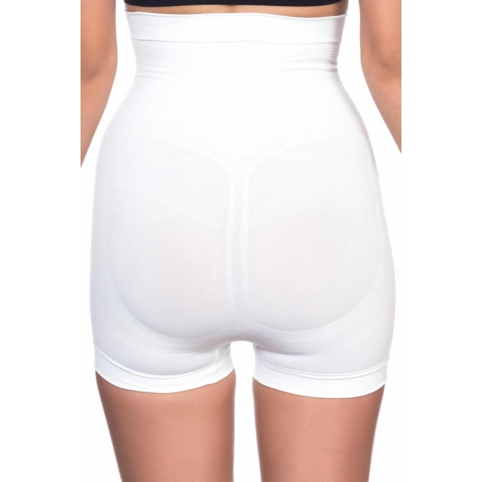 Beyaz Mı Emay 2055 Yüksek Bel Masajlı Boxer Korse