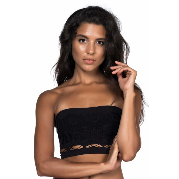 Beyaz Mı Emay 4050 Double Örgü Toparlayıcı Straplez Büstiyer