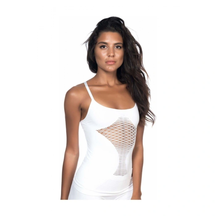 Beyaz Mı Emay 5040 İp Askılı Fantazi Atlet Korse