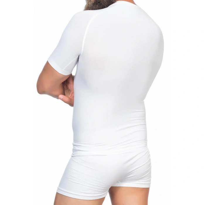 Beyaz Mı Emay E1010 Yarım Kol Erkek Korse Atlet