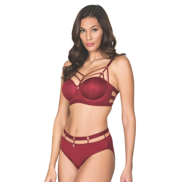 Biye Şeritli Halkalı Sütyen Takım Kadın 5045