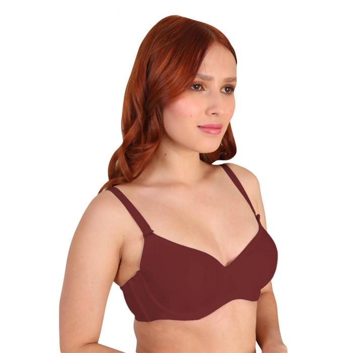 Bordo Mı 190c Pedli Balenli Sütyen