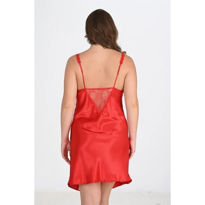 Büyük Beden Kırmızı Gecelik 2102