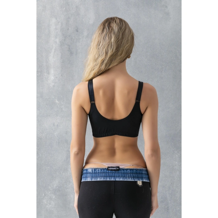 Çıtçıtlı Toparlayıcı Minimizer Sütyen Siyah (brf11991)