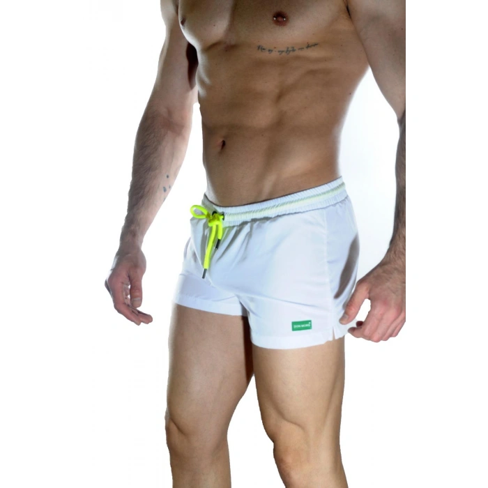 Erkek Beyaz Mini Mayo Short