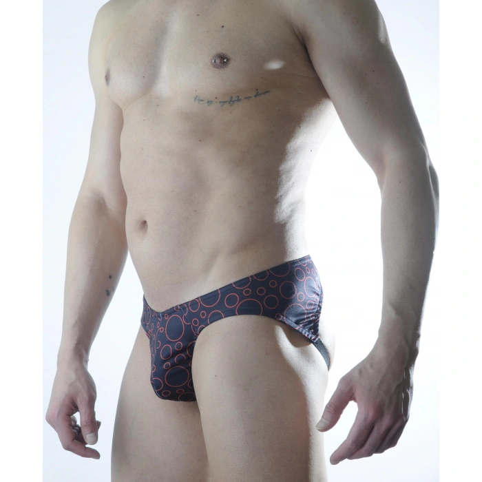 Erkek Daire Desenli Fantezi Jockstrap