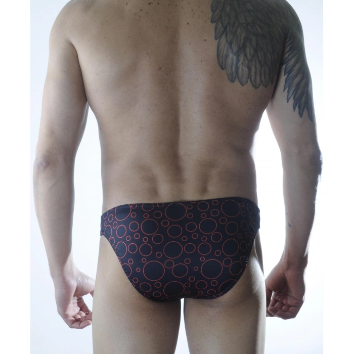 Erkek Daire Desenli Slip Çamaşır