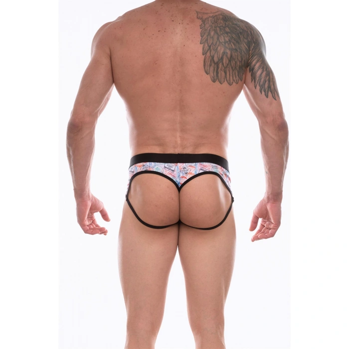 Erkek  Desenli Jockstrap Çamaşır