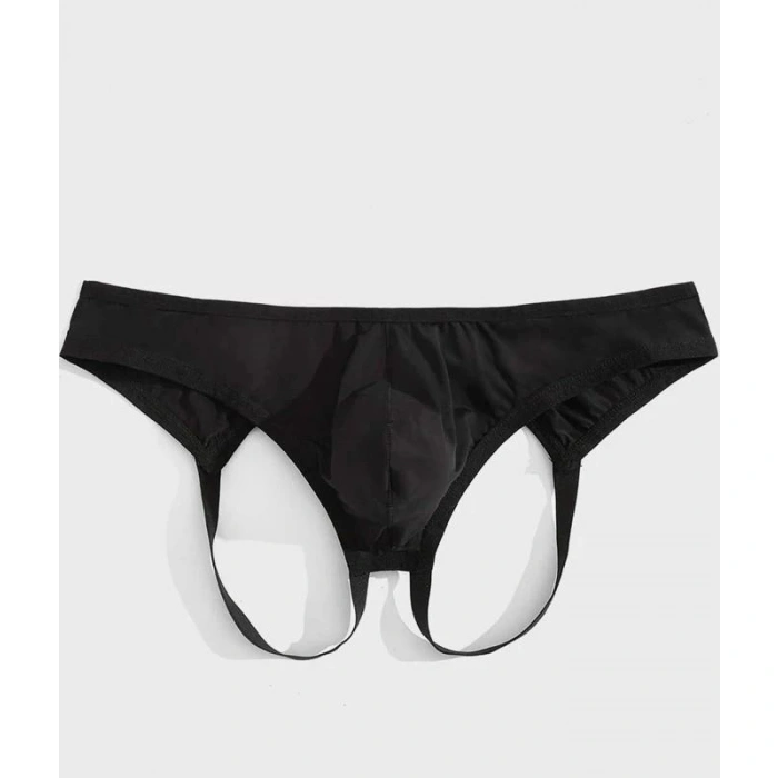Erkek  Fantazi Siyah Jockstrap İç Giyim