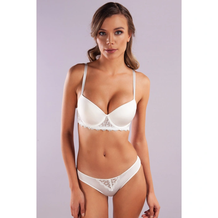 Garland Big Size Plunge Bra, Ekrı Konforlu Ve Şık Sütyen