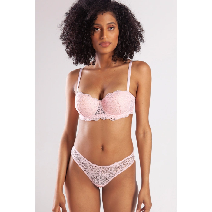 G.colors Push Up Strapless Bra, Açık Pembe Konforlu Ve Şık Sütyen