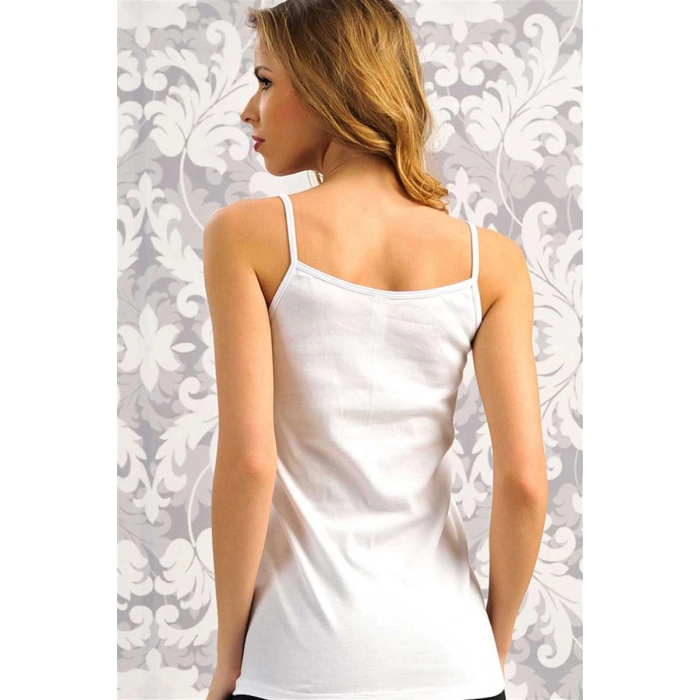 Kadın Pamuklu İp Askılı Atlet