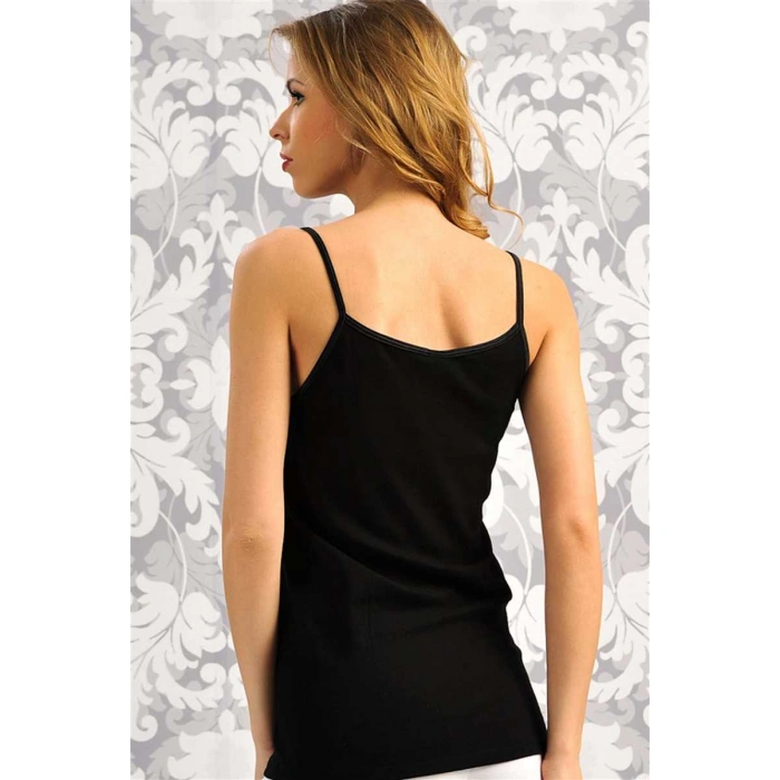 Kadın Pamuklu İp Askılı Atlet