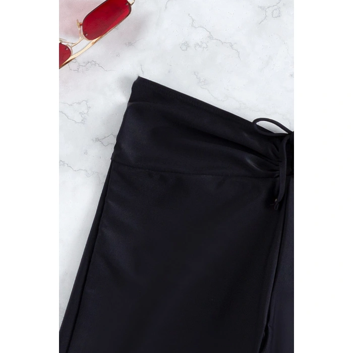 Kadın Siyah Önden Bağcıklı Deniz u