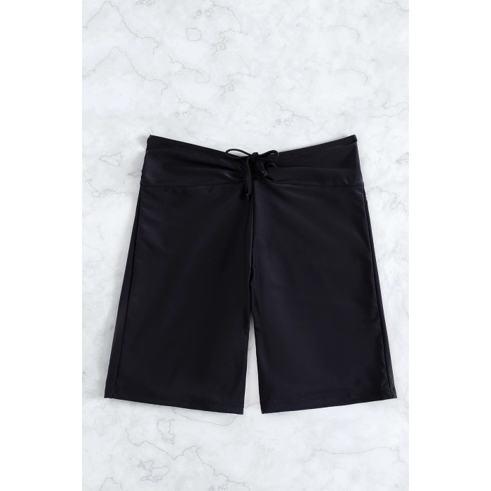 Kadın Siyah Önden Bağcıklı Deniz u