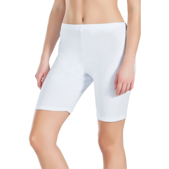 Likralı Battal Kısa Kadın Tayt 412b