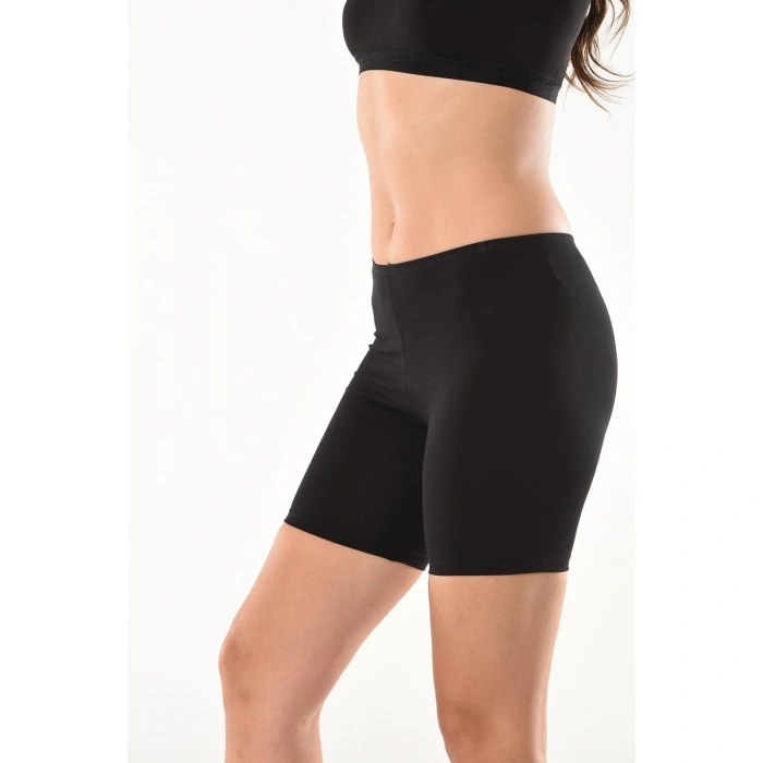 Likralı Kısa Kadın  Tayt 494