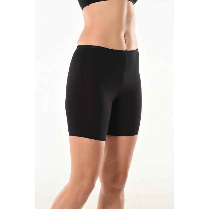 Likralı Kısa Kadın  Tayt 494