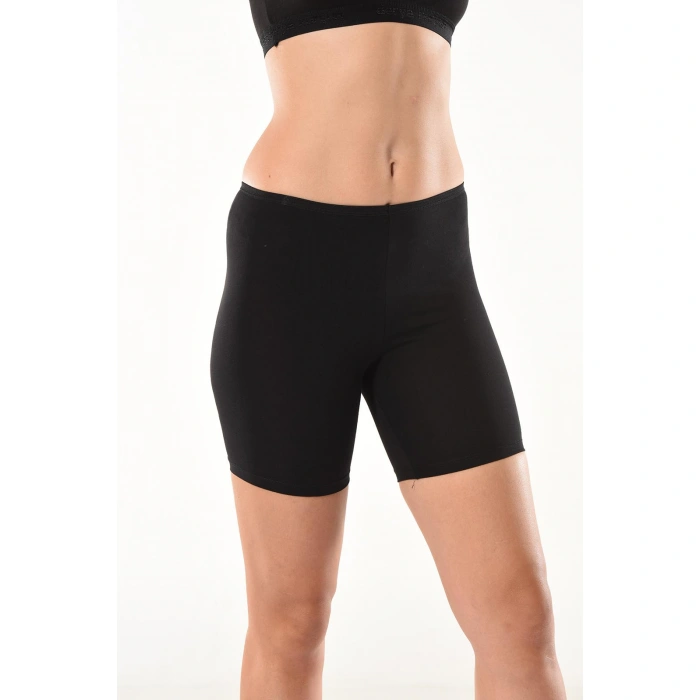 Likralı Kısa Kadın  Tayt 494