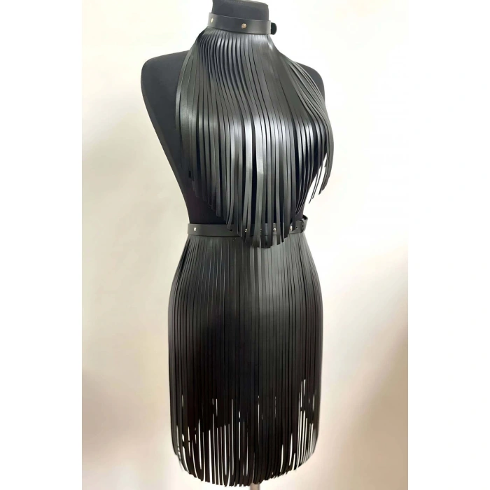 Püsküllü Uzun Etek Ve Büstiyer Takım - Brf997