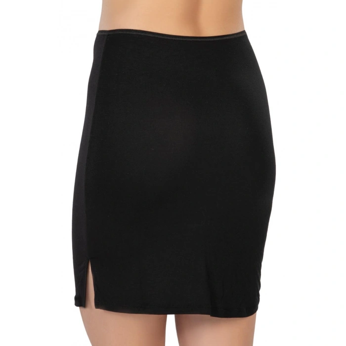 Siyah Mı Emay 1438 Modal Cotton Midi Jupon