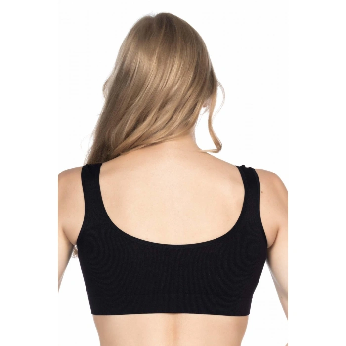 Siyah Mı Emay 4005 Soft Kalın Askı Büstiyer