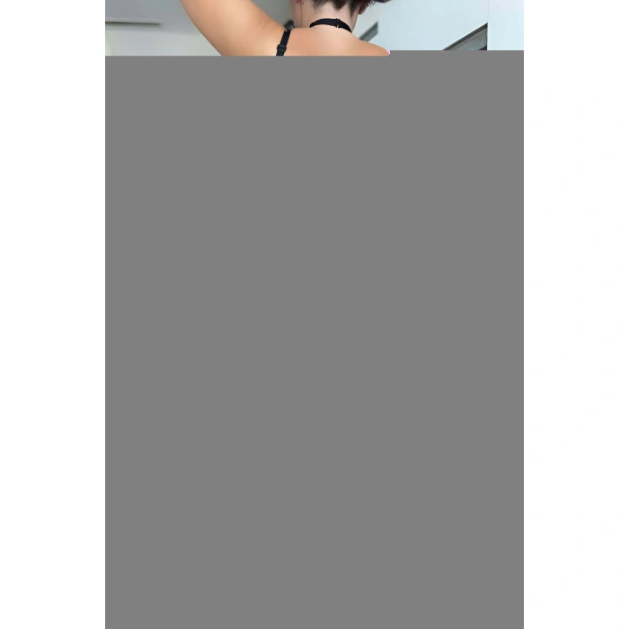 Sütyen - String Lastik Harness Takım - Brf144