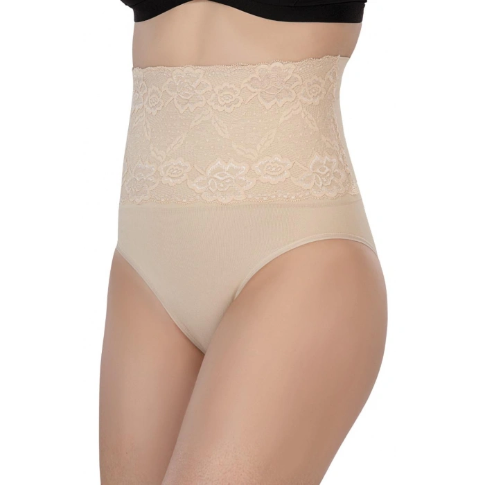 Ten Mı Emay 2090 Önü Dantelli Yüksek Bel Slip Korse
